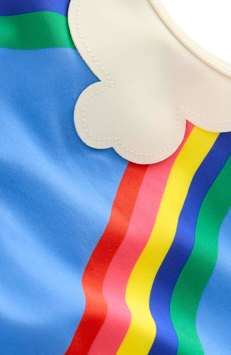 Mini Boden Kids' Appliqué Cutout One-Piece Swimsuit, Alternate, color, 