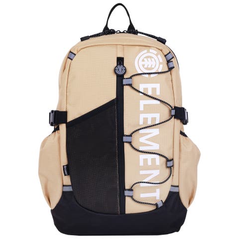 Backpack with Vertical Logo Print
