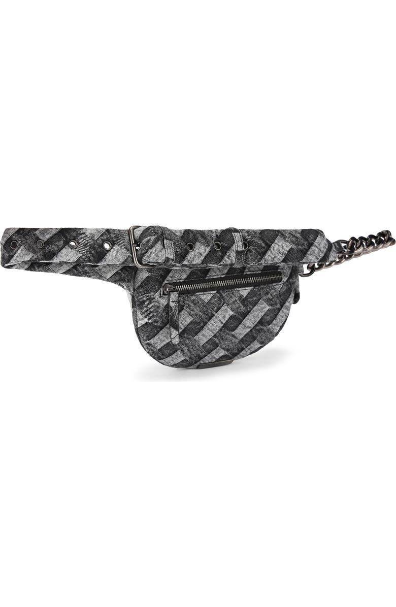 Kurt Geiger London Small Kensington Denim Belt Bag, Alternate, color,