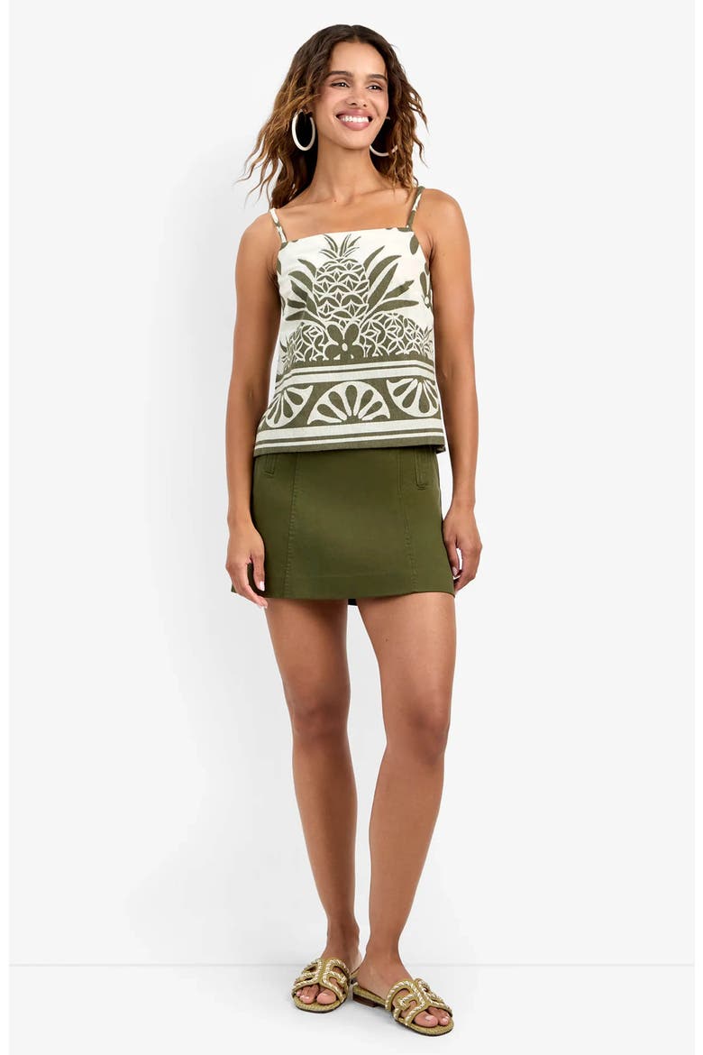 Lavan Skirt, Main, color, Jungle Green