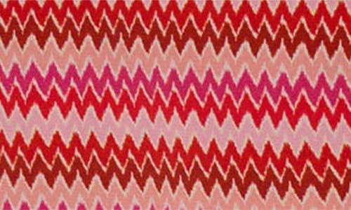Ramy Brook Sparkle Chevron Nava Coverup Dress In Pink