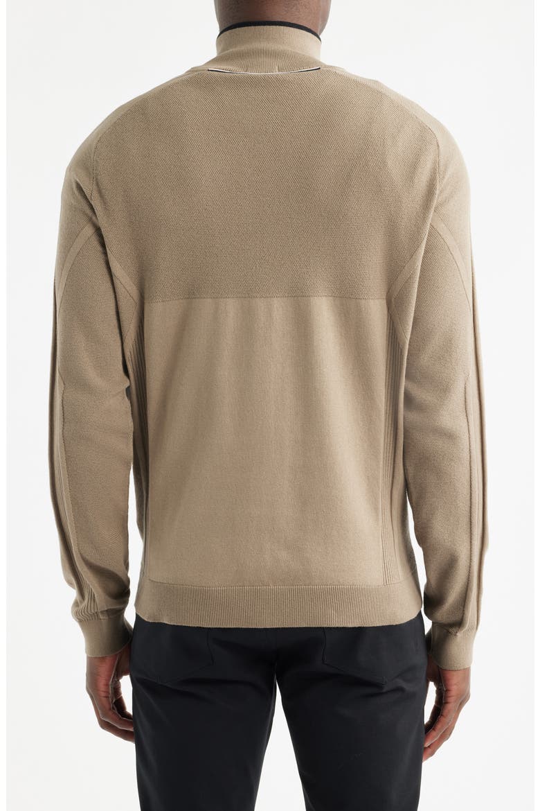Hydro-X Water-Repellent Golf Half Zip Pullover, Alternate, color, LIGHT/ PASTEL GREEN