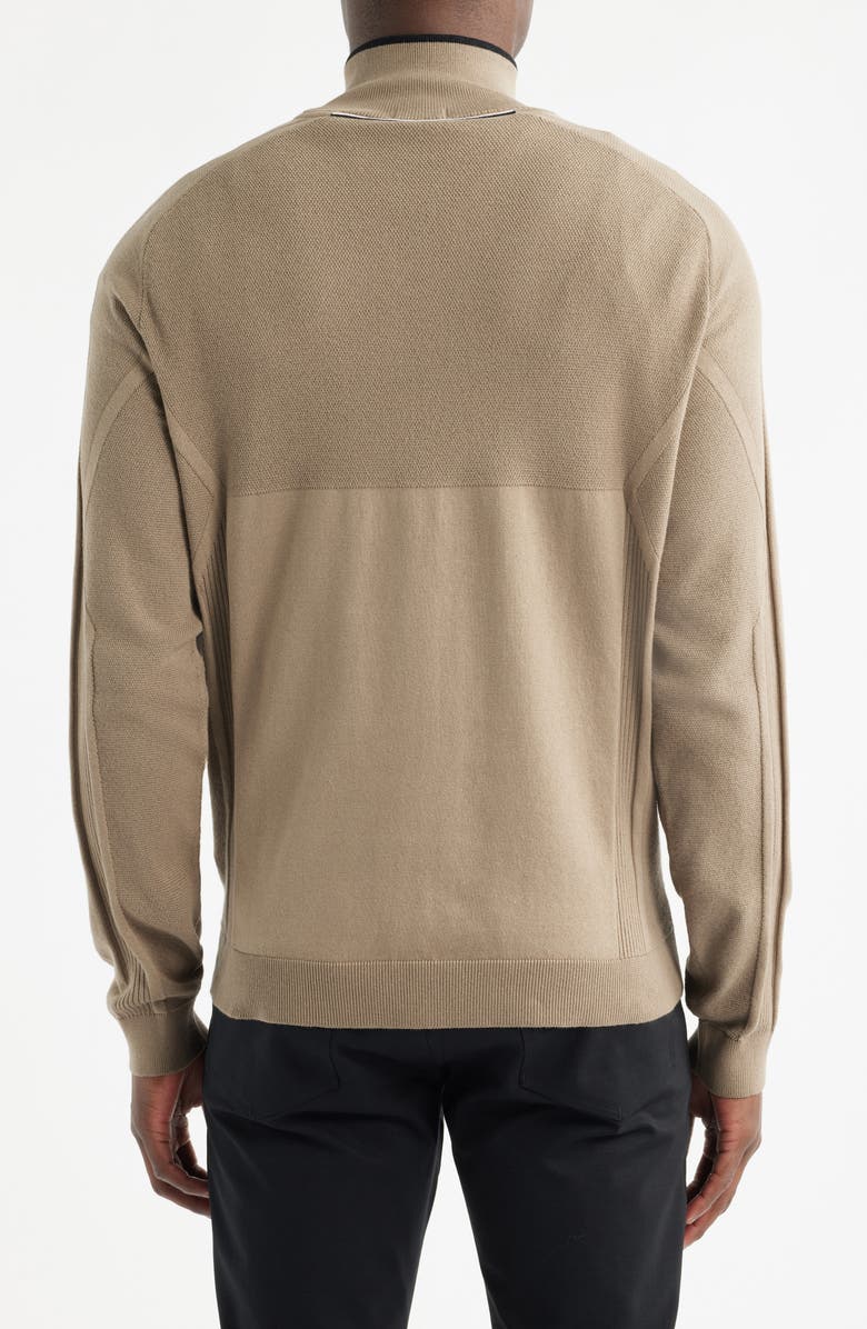 BOSS Hydro-X Water-Repellent Golf Half Zip Pullover, Alternate, color, Light/ Pastel Green