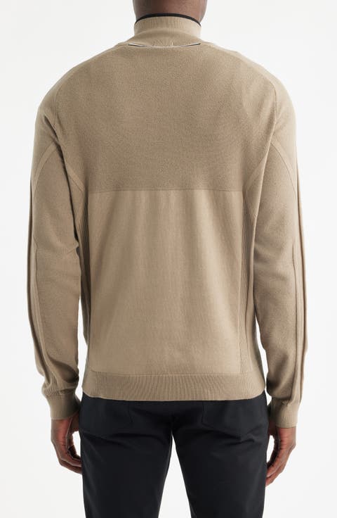 Hydro-X Water-Repellent Golf Half Zip Pullover