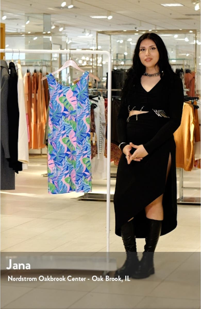 Kristen Sleeveless Cotton Shift Dress, sales video thumbnail