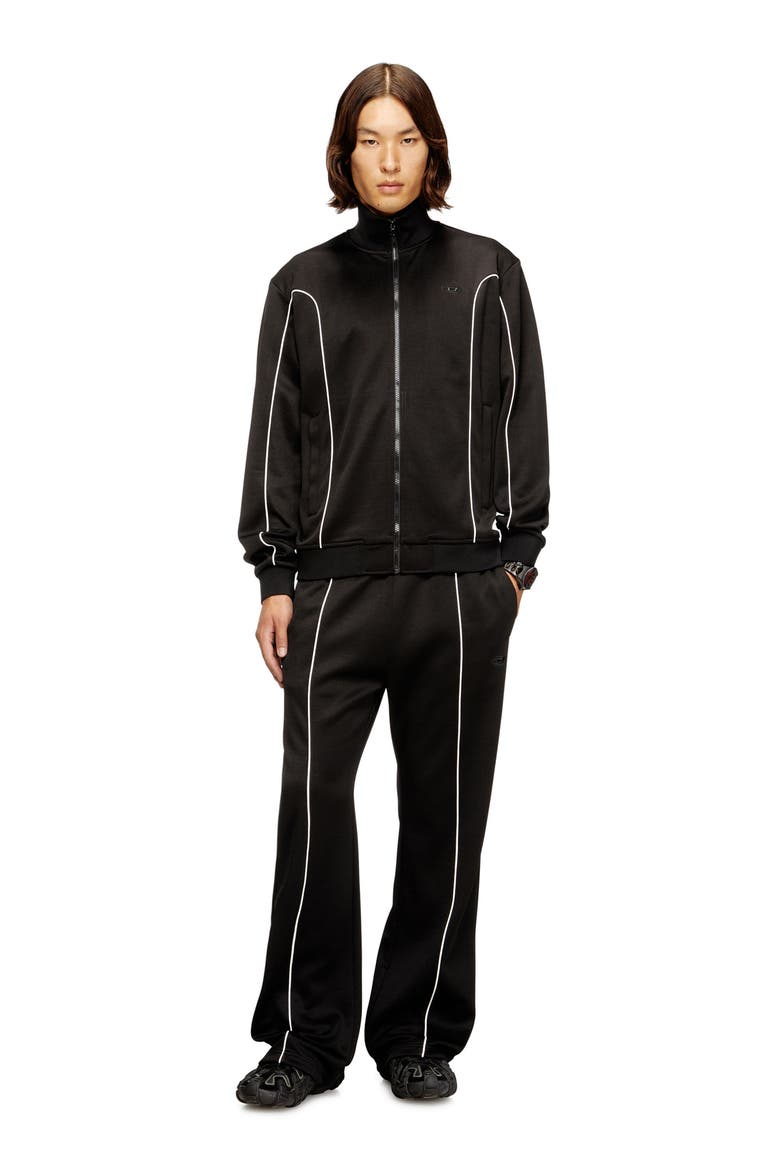 P-Locking-Do Piped Pants, Alternate, color, BLACK