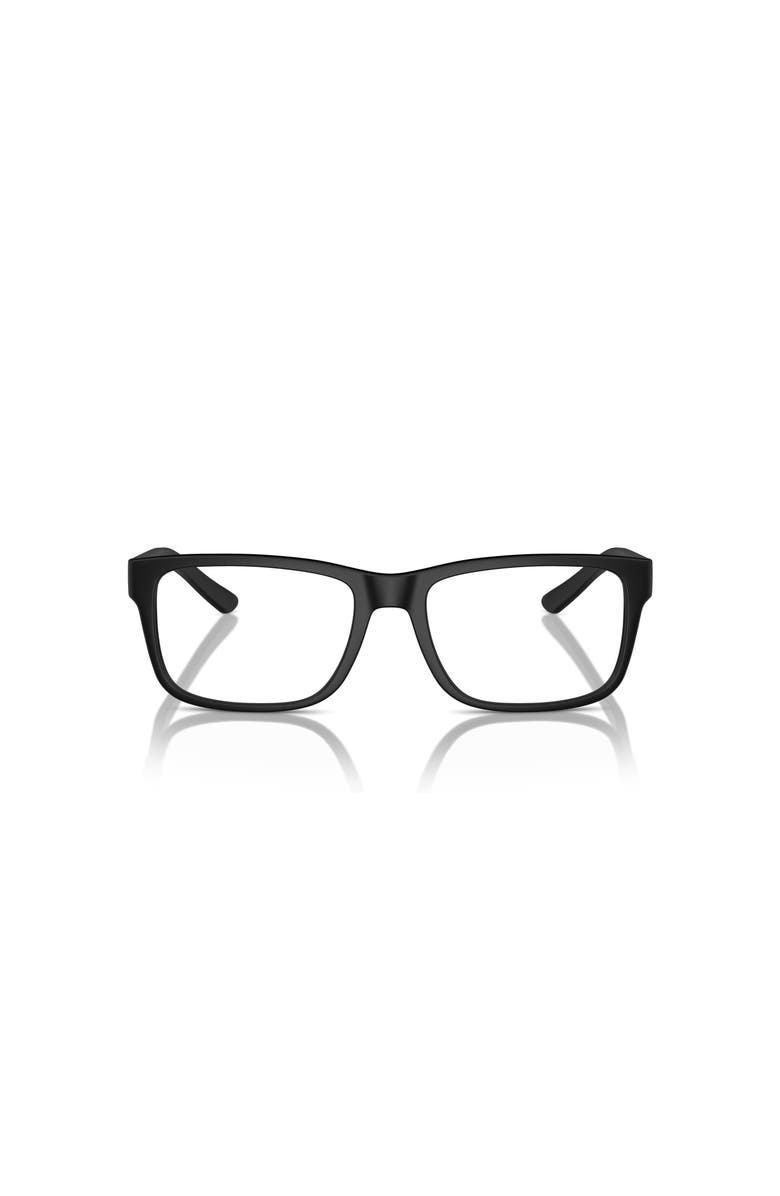 Armani Exchange 53mm Square optical glasses, Alternate, color, Black