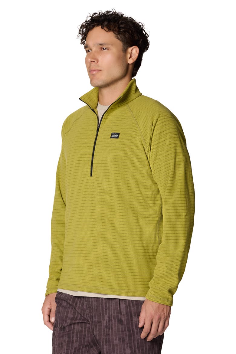 Summit Grid Half-Zip, Alternate, color, BRIGHT FATIGUE