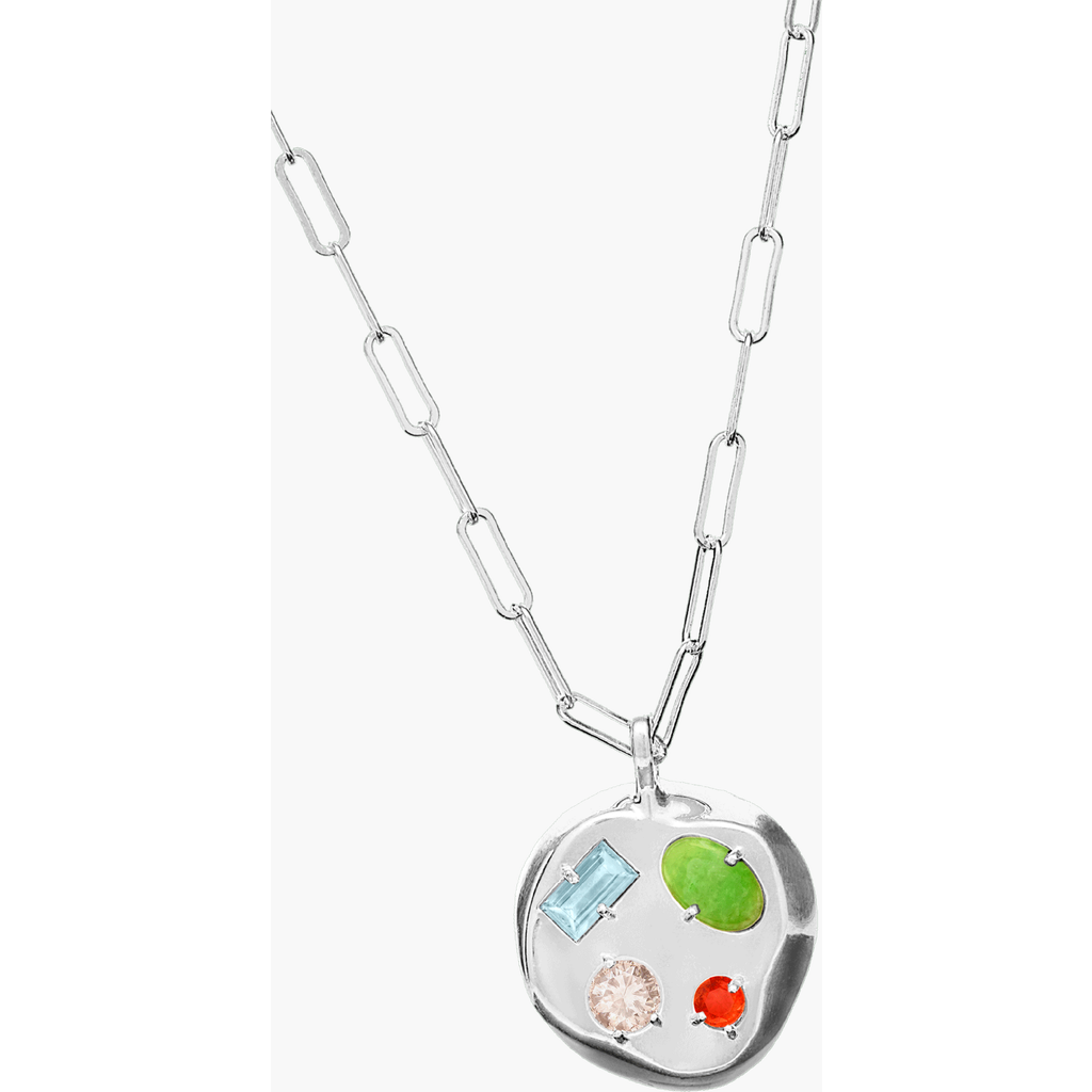 Birthdate Co. The March Birthdate Silver Pendant In March 19th - Silver