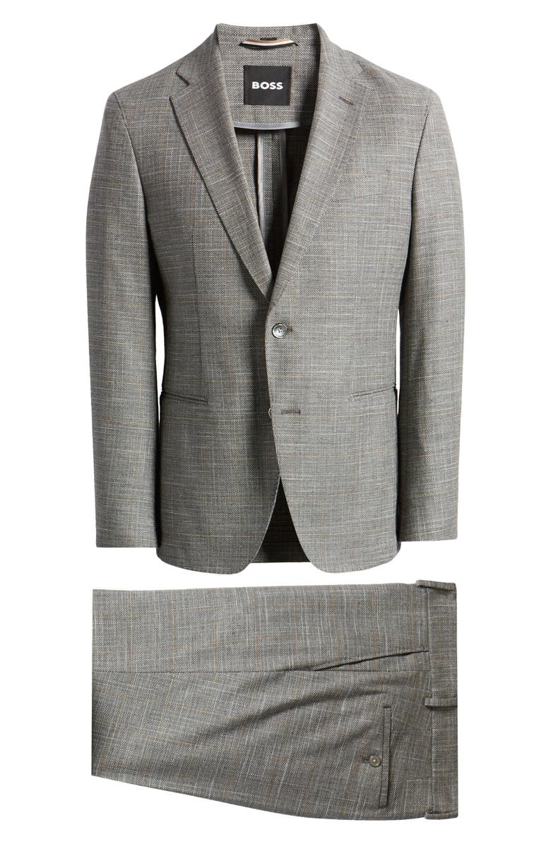 BOSS Huge Wool Blend Suit, Main, color, 