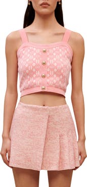 maje Janello Pleated Skirt