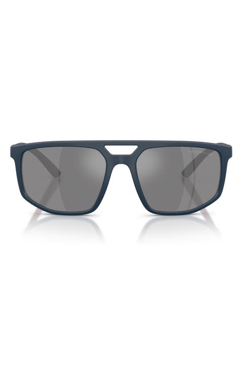 58mm Pilot Sunglasses