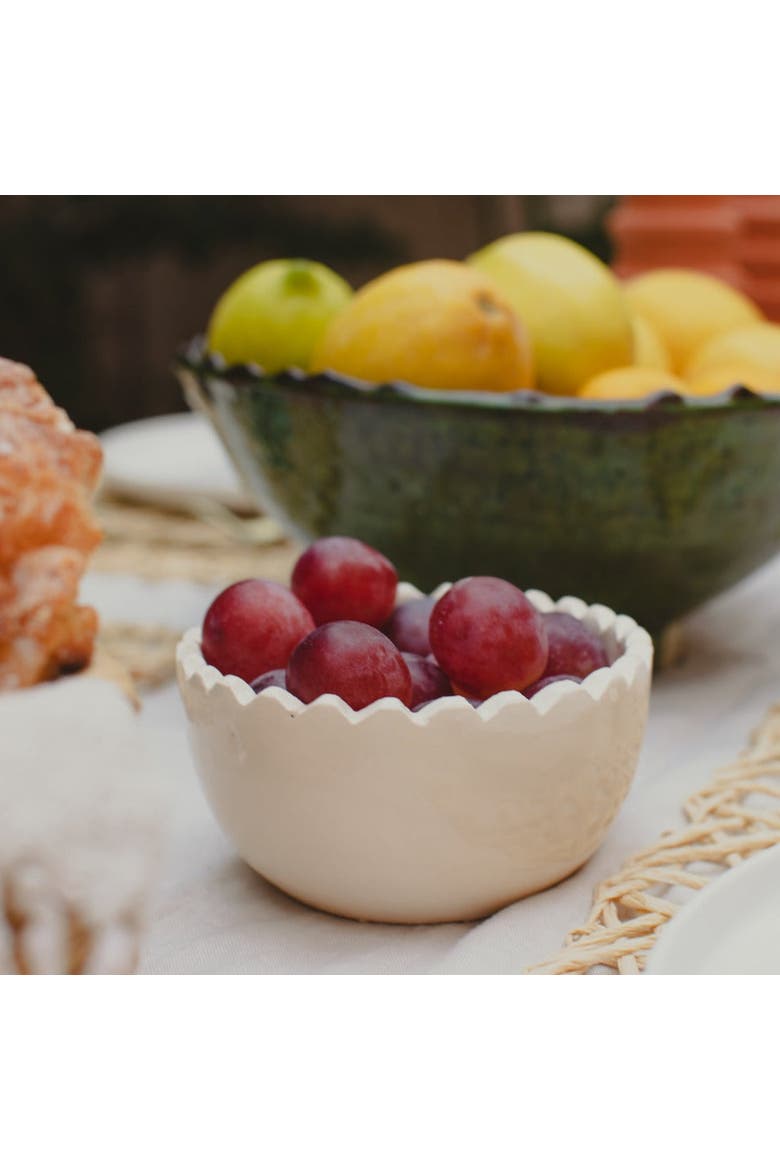 Kasbah Handcrafted Ceramic Bowl, Alternate, color, Dove Gray - Small