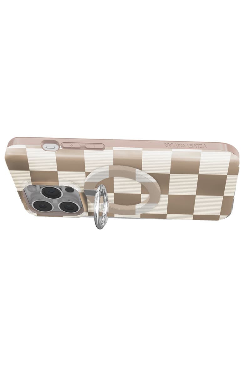 Fashion Set with Phone Charm, Grip Ring, and Travel Bag, Alternate, color, Beige