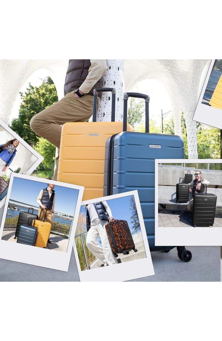 Ricardo Beverly Hills Cambria Hardside Luggage 20-inch Carry-On, Alternate, color, Black Pearl