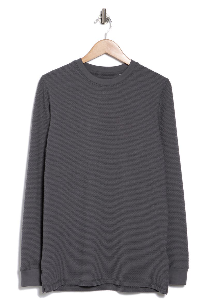 Kula Textured Pullover, Alternate, color, CHARCOAL
