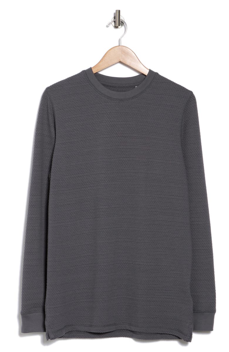 James Campbell Kula Textured Pullover, Alternate, color, Charcoal