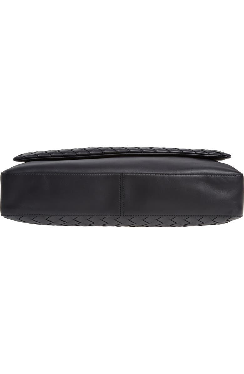 Bottega Veneta Intrecciato Leather Messenger Bag, Alternate, color,