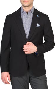 TailorByrd Textured Solid Sport Coat