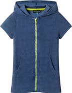 Andy & Evan Kids' Sharks Terry Hooded Zip Cover-Up Top
