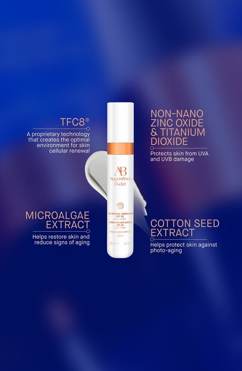 Augustinus Bader The Mineral Sunscreen SPF 50, Alternate, color,