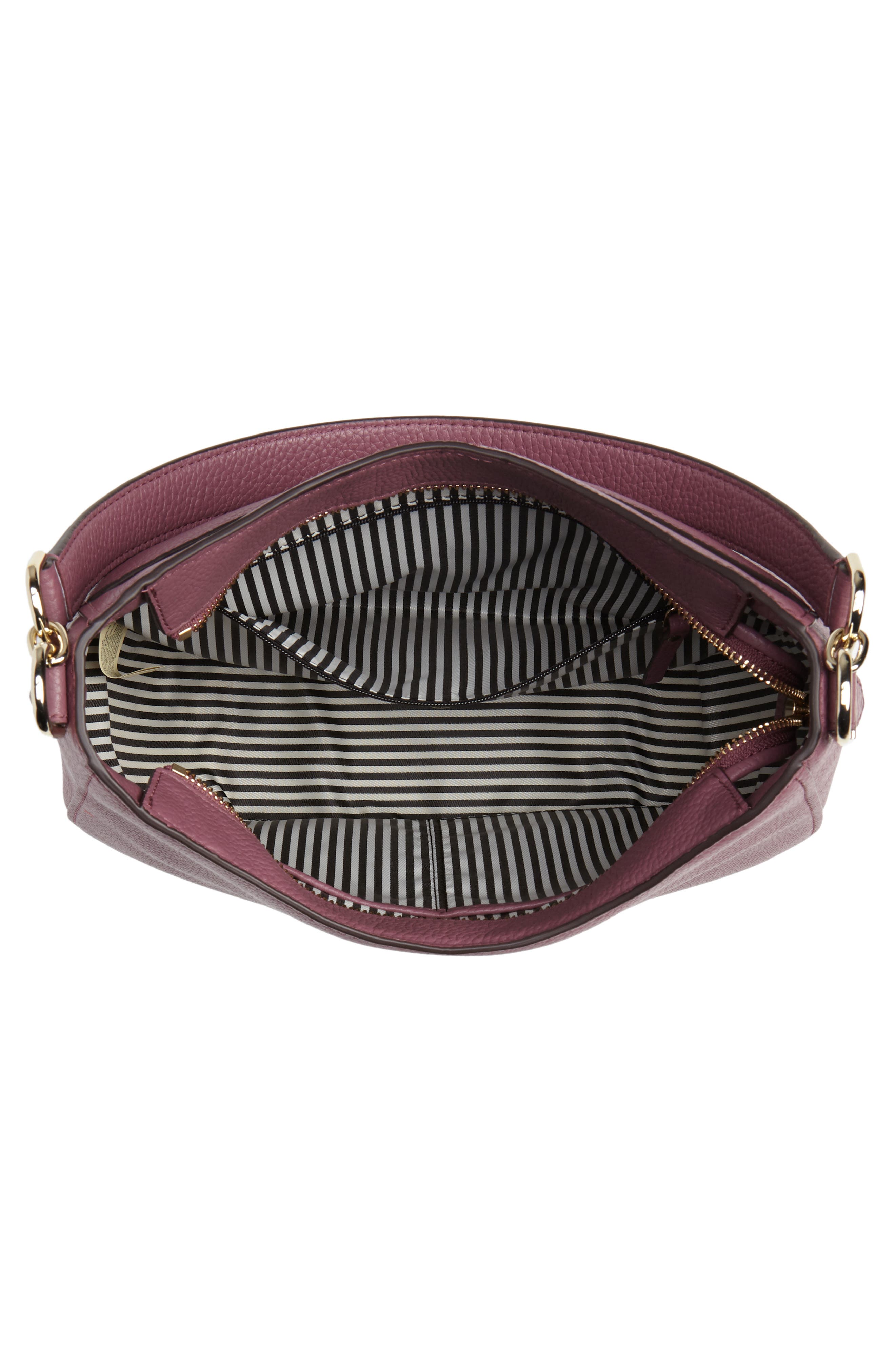 Kate Spade New York oakwood street – lora pebbled leather hobo, Alternate, color, 