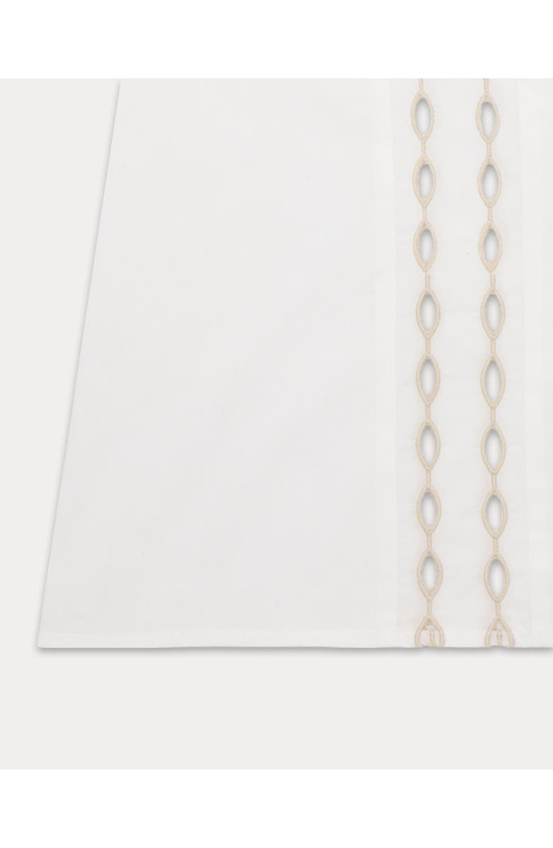 Fortela Alexane Embroidered Cotton Skirt, Alternate, color, White