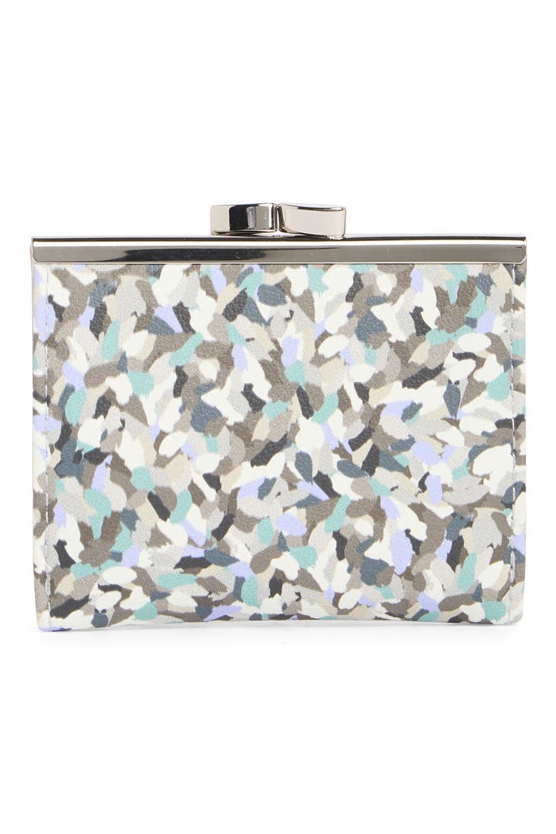 Frenchie Kiss Lock French Wallet, Alternate, color, JELLY BEAN
