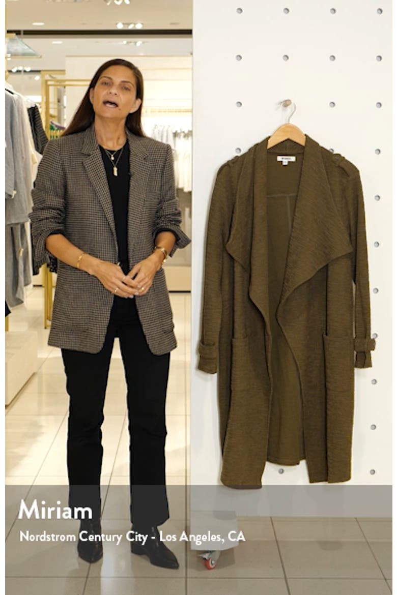 BB Dakota Revolution Drapey Bouclé Trench Coat video