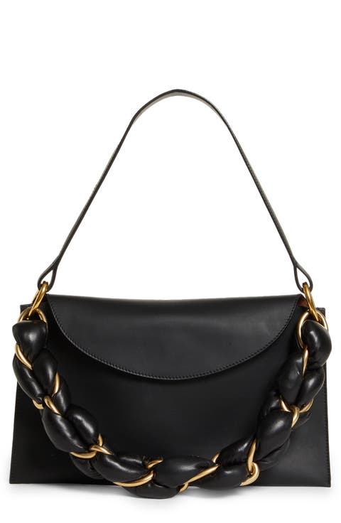 Braided Chain Shoulder Bag