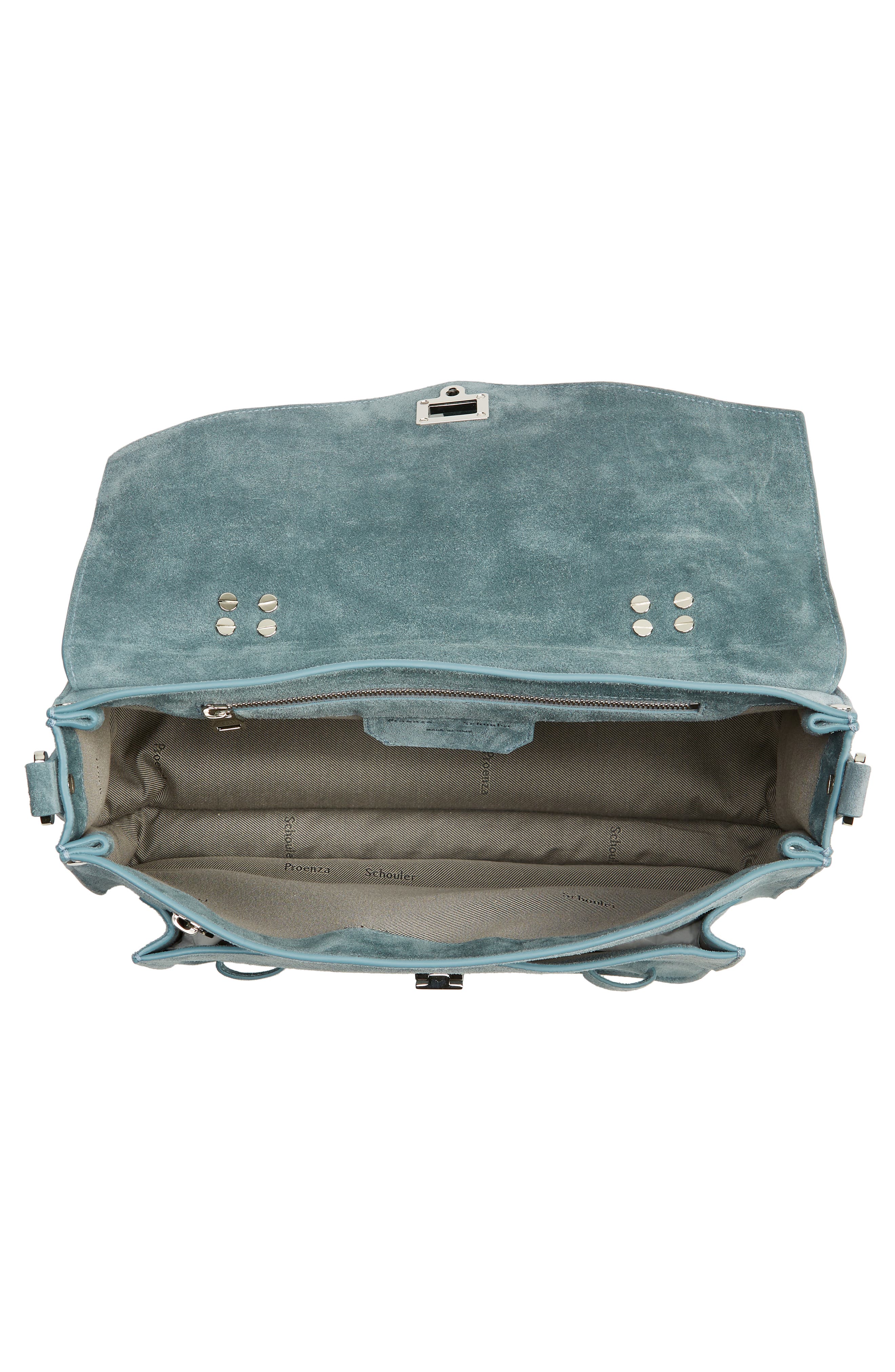 Proenza Schouler Medium PS1 Suede Crossbody Bag, Alternate, color, 