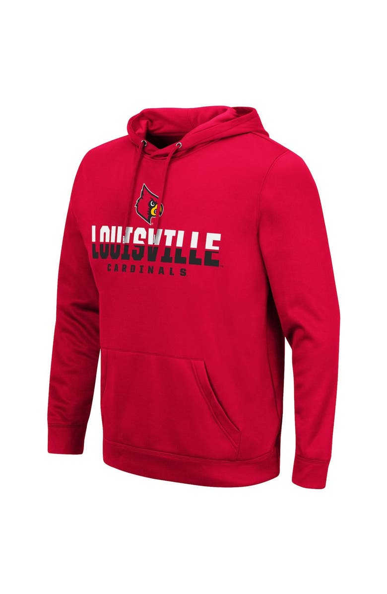 COLOSSEUM Men's Colosseum Red Louisville Cardinals Lantern Pullover Hoodie, Alternate, color, Red