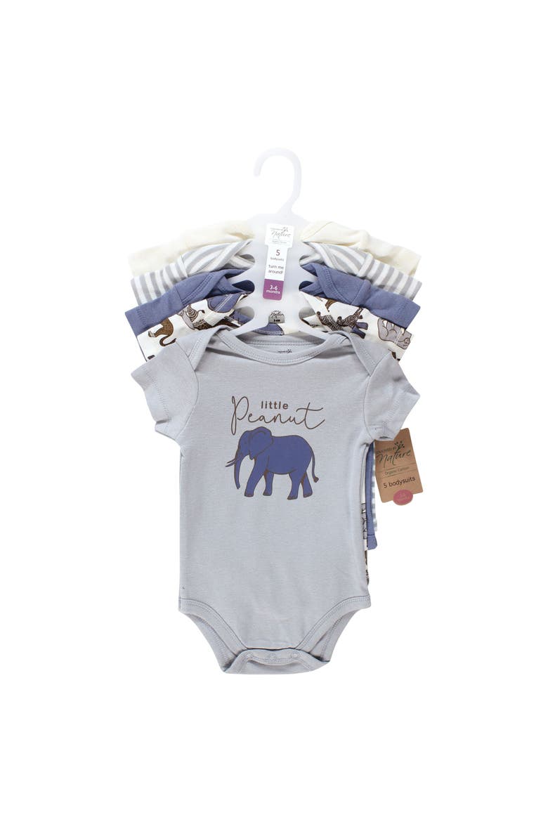 Organic Cotton Infant One-Pieces, Alternate, color, Classic Safari