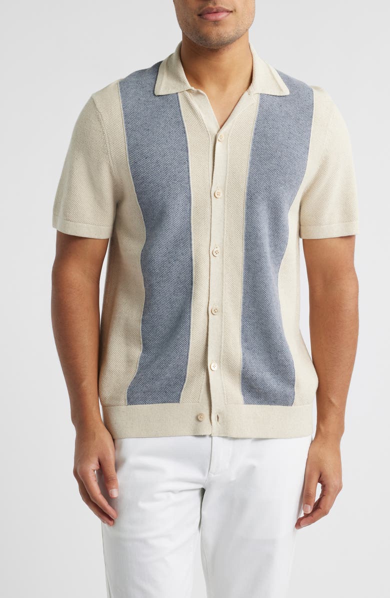 Rails Atwood Knit Button-Up Shirt, Main, color, 