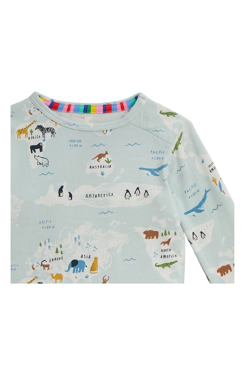 Magnetic Me Kids' Sea The World Two-Piece Fitted Pajamas, Alternate, color, 