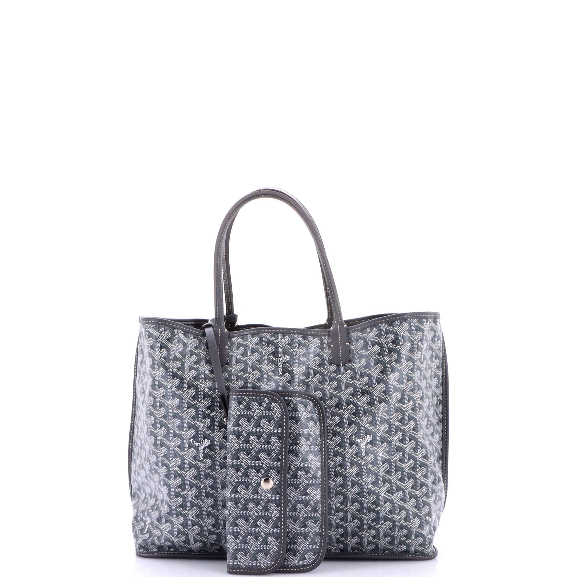 Anjou Reversible Tote Coated Canvas PM, Alternate, color, Gray
