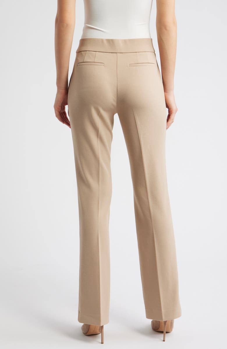 AK ANNE KLEIN High Waist Pull-On Pants, Alternate, color, Latte