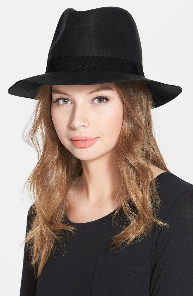 David & Young Felt Fedora, Main, color, 