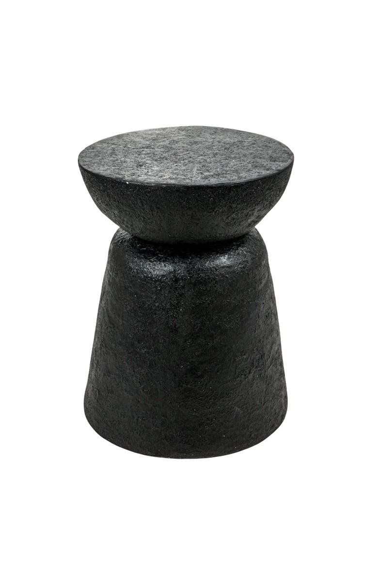 Olive Grove Pedestal Side Table, Main, color, Black