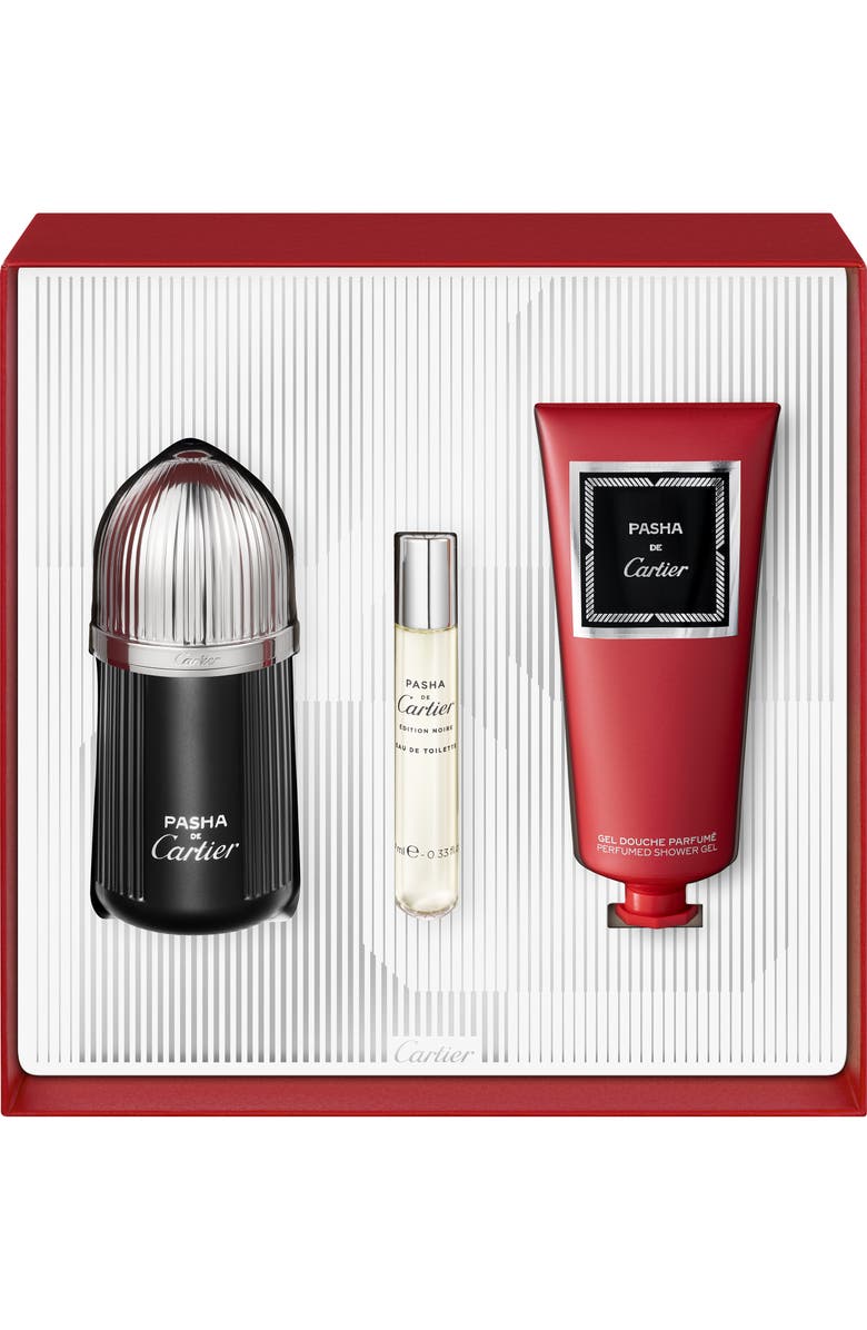 Cartier Pasha de Cartier Edition Noire Eau de Toilette Set USD $155 Value, Alternate, color,