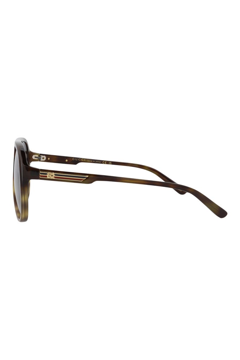 59mm Aviator Sunglasses, Alternate, color, HAVANA HAVANA BLUE