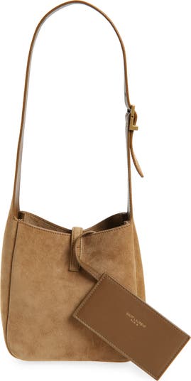 Mini Le 5 À 7 Suede Shoulder Bag