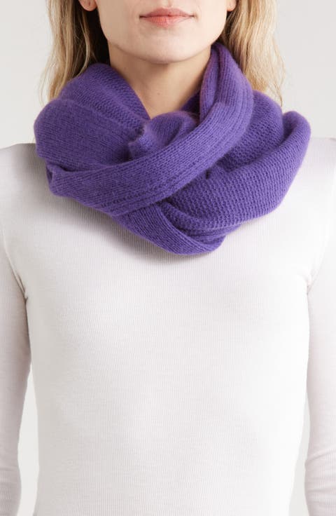 Cashmere Knit Wrap Scarf