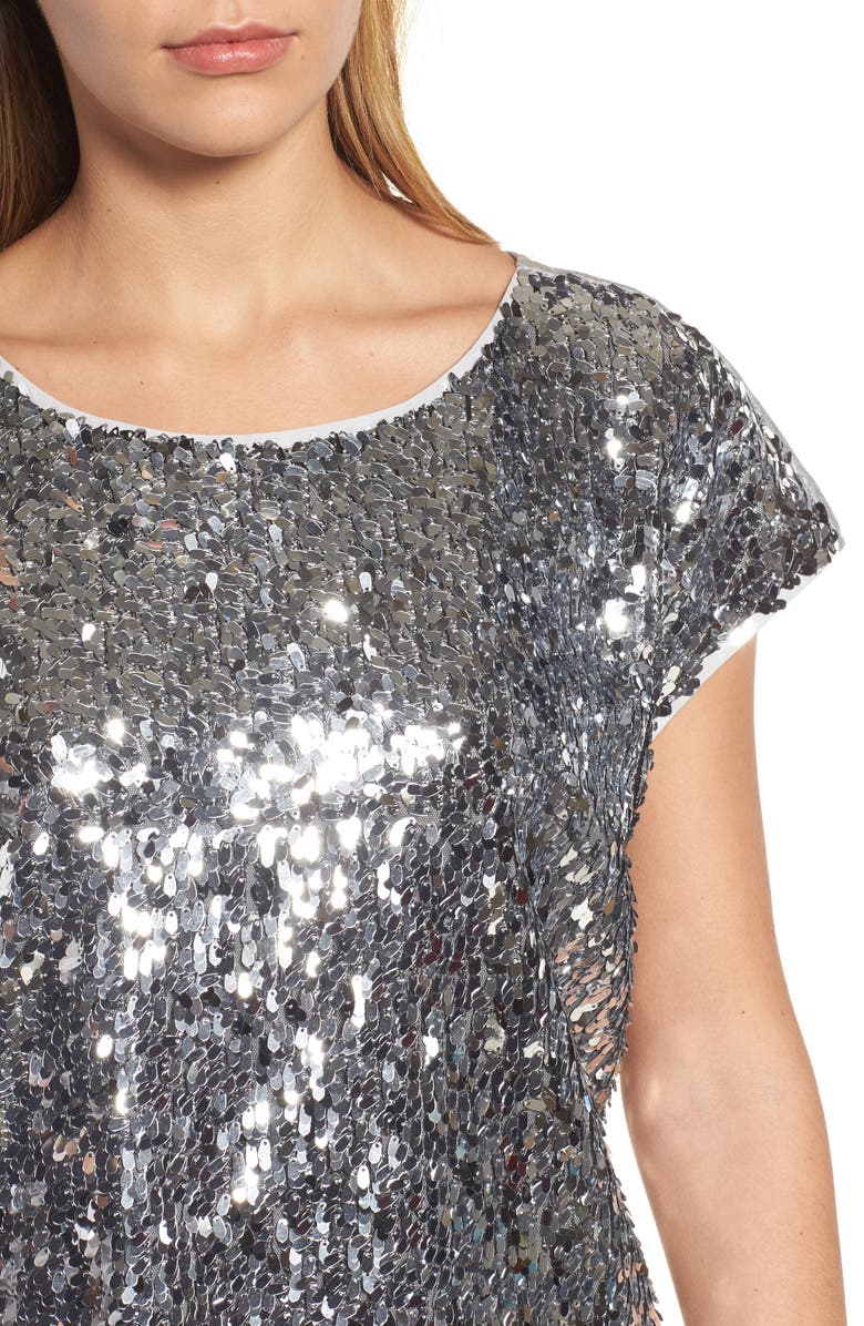 Vince Camuto Sequin Front Top, Alternate, color, 