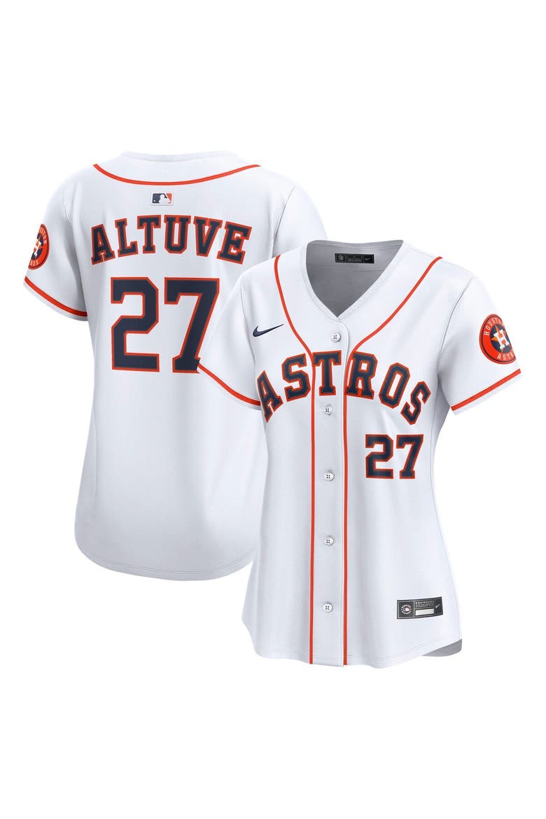 Women's Nike Jose Altuve White Houston Astros Home Limited Jersey, Main, color, White