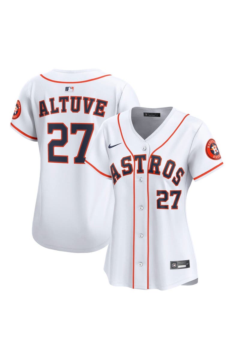 Nike Women's Nike Jose Altuve White Houston Astros Home Limited Jersey, Main, color, White