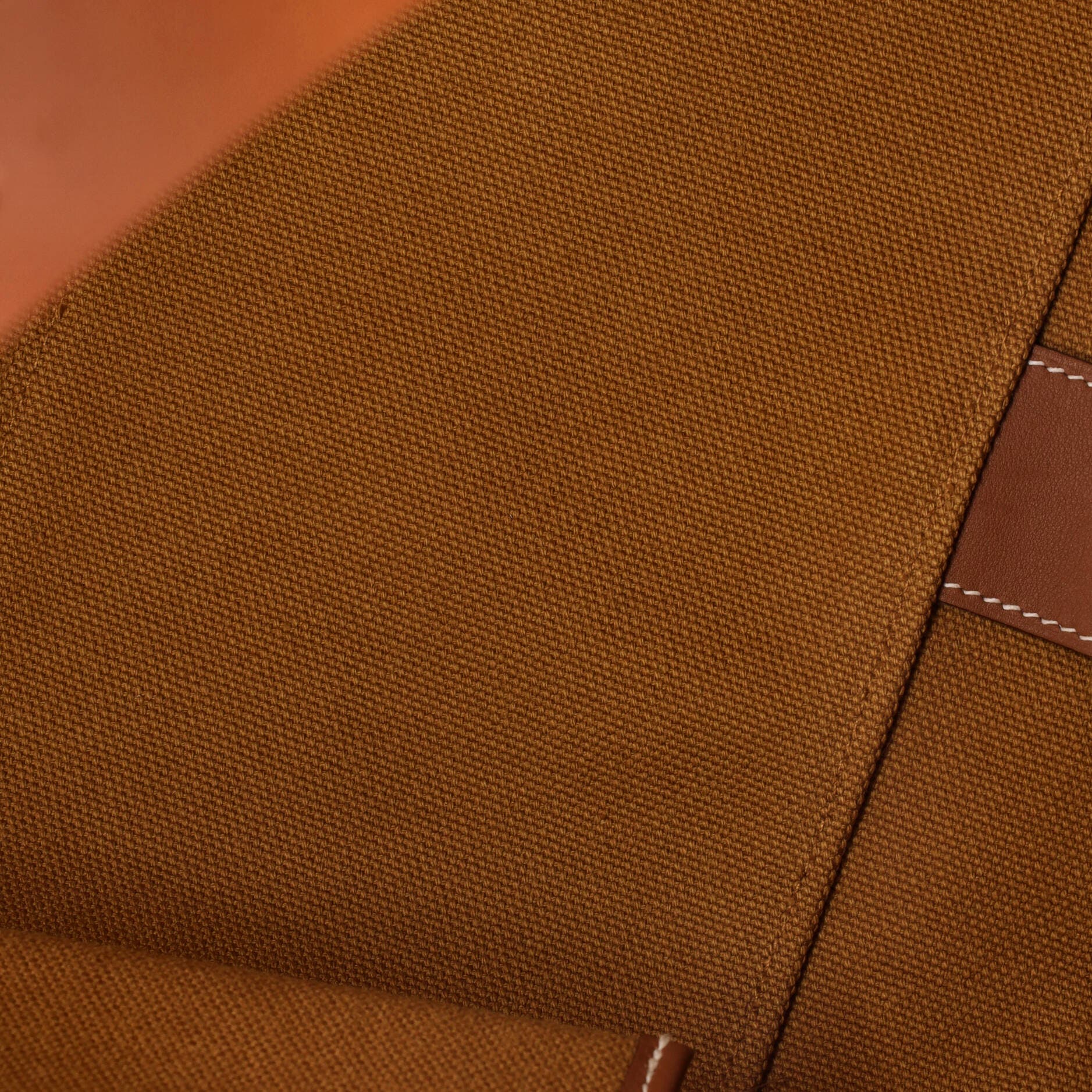 Pre-Owned Hermes Etriviere Pocket Tote Toile and Leather 35, Alternate, color, 