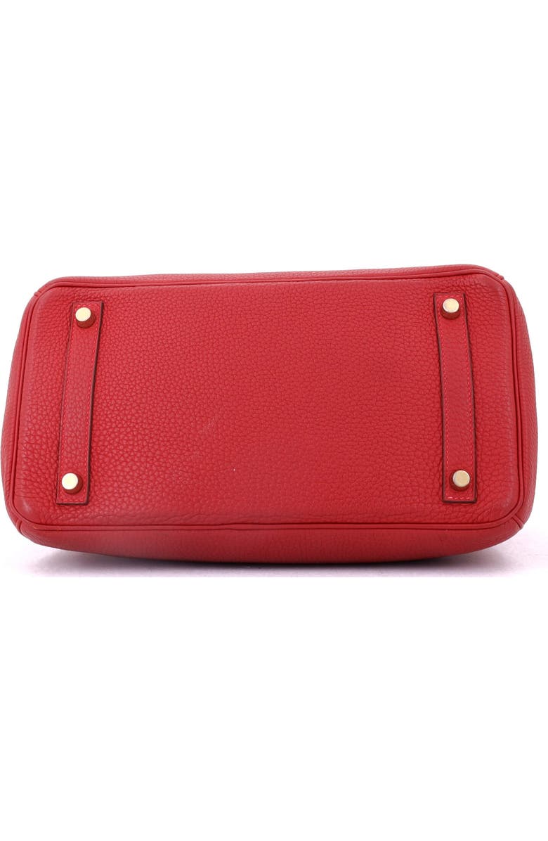 Pre-Owned Hermes Birkin Handbag Red Togo with Gold Hardware 30, Alternate, color, Rouge Vif