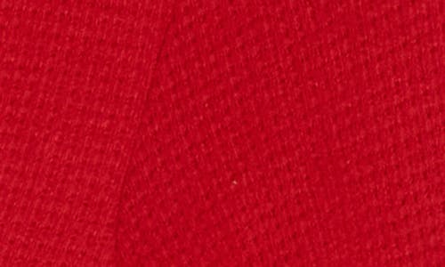 Bdg Urban Outfitters Knockout Long Sleeve Tie Front Crop Top In Red