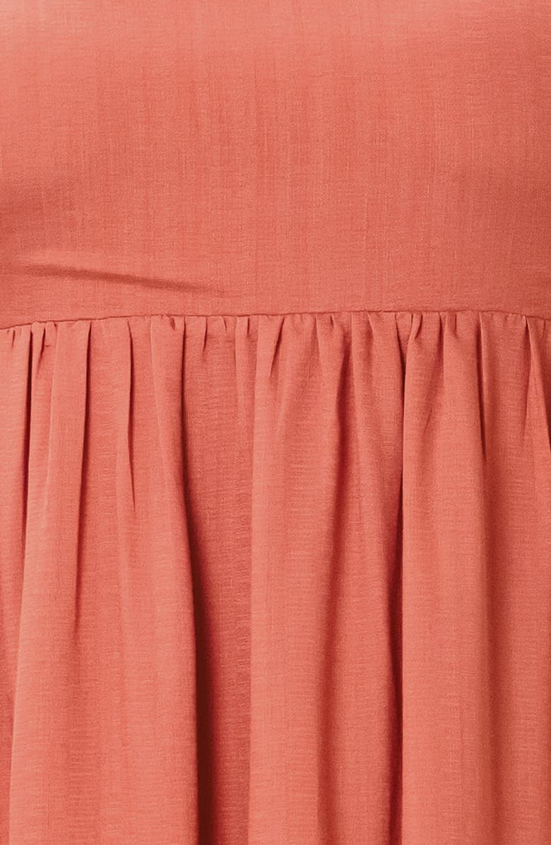 FLYING TOMATO Sleeveless Maxi Dress, Alternate, color, Bronze